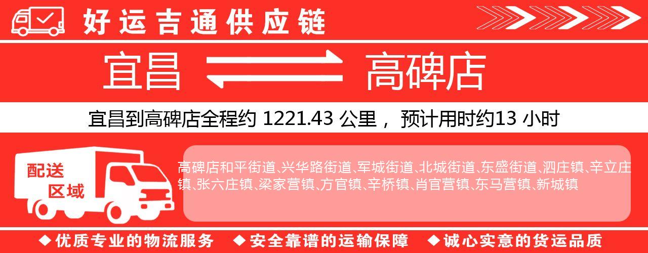宜昌到高碑店物流专线-宜昌至高碑店货运公司