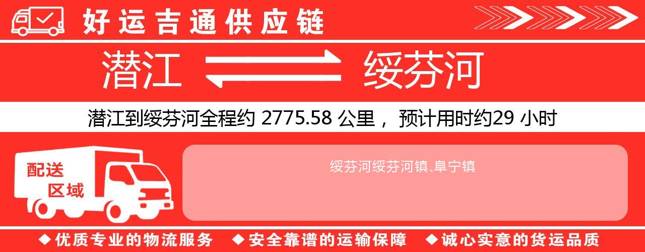 潜江到绥芬河物流专线-潜江至绥芬河货运公司