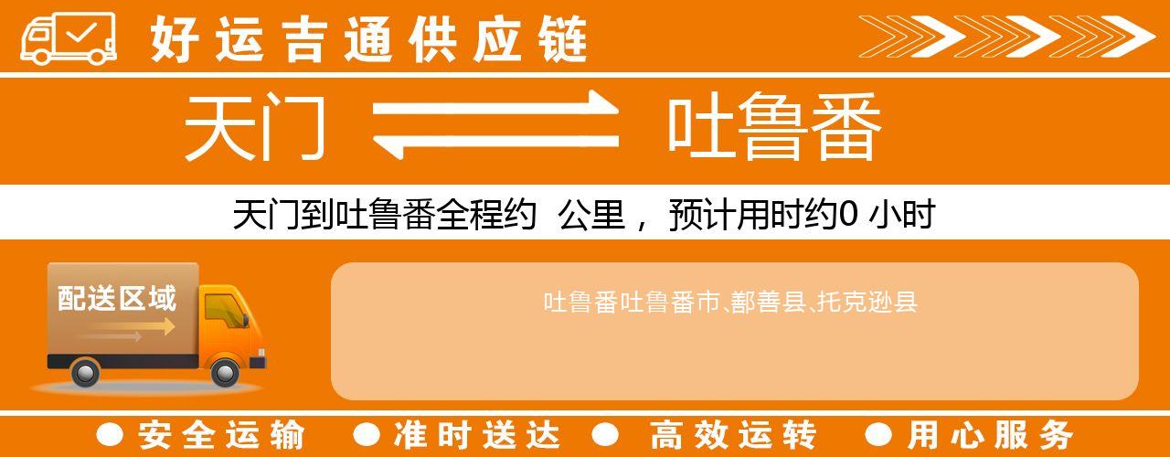 天门到吐鲁番物流专线-天门至吐鲁番货运公司