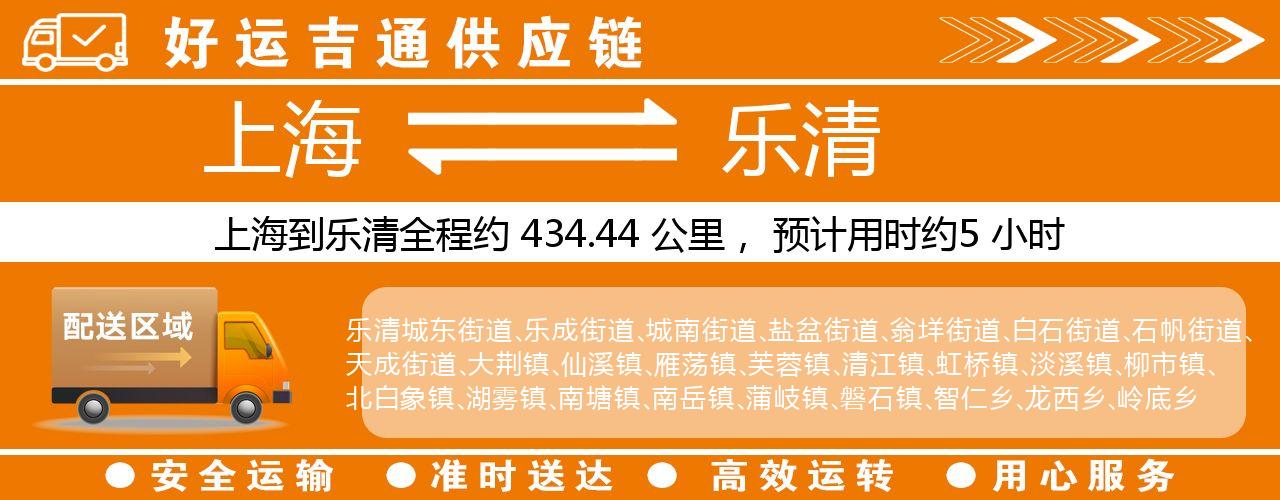 上海到乐清物流专线-上海至乐清货运公司