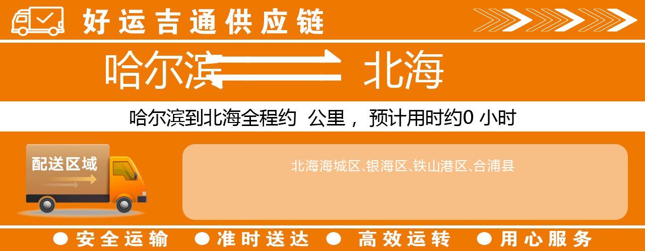 哈尔滨到北海物流专线-哈尔滨至北海货运公司