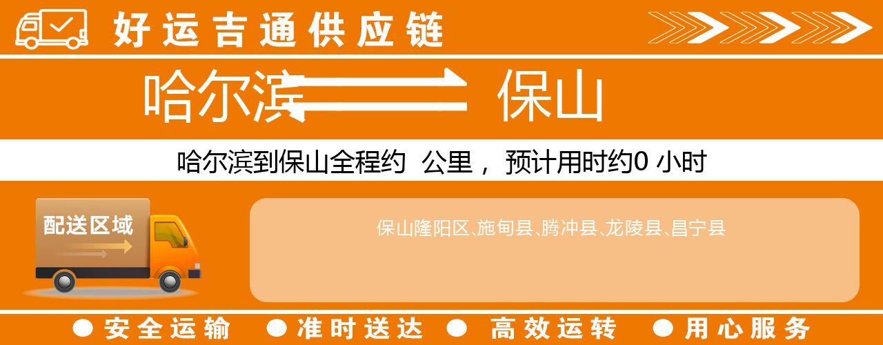 哈尔滨到保山物流专线-哈尔滨至保山货运公司
